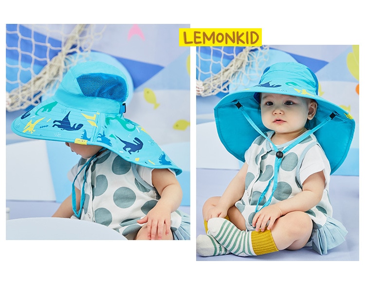 Kocotree Wide Brim Children Sun Hat Kids Bucket Cap Summer Beach Girls Travel Outdoor New Fashion Cute Casual Sun Hats